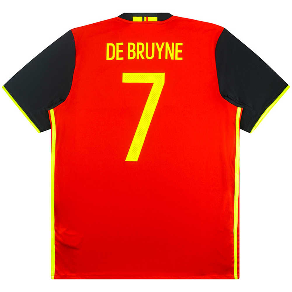 2016-17 Belgium Home Shirt De Bruyne #7 (Very Good) 3XL