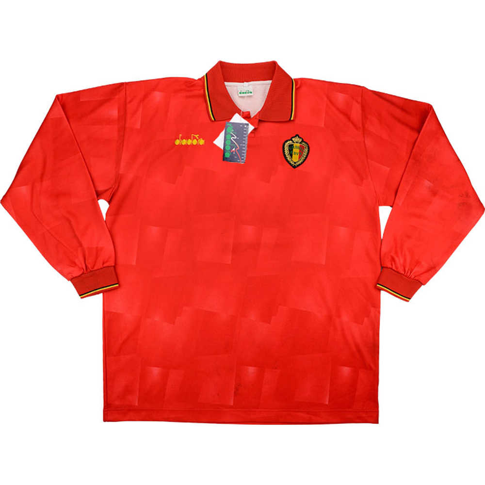 1992-94 Belgium Home L/S Shirt *w/Tags* L