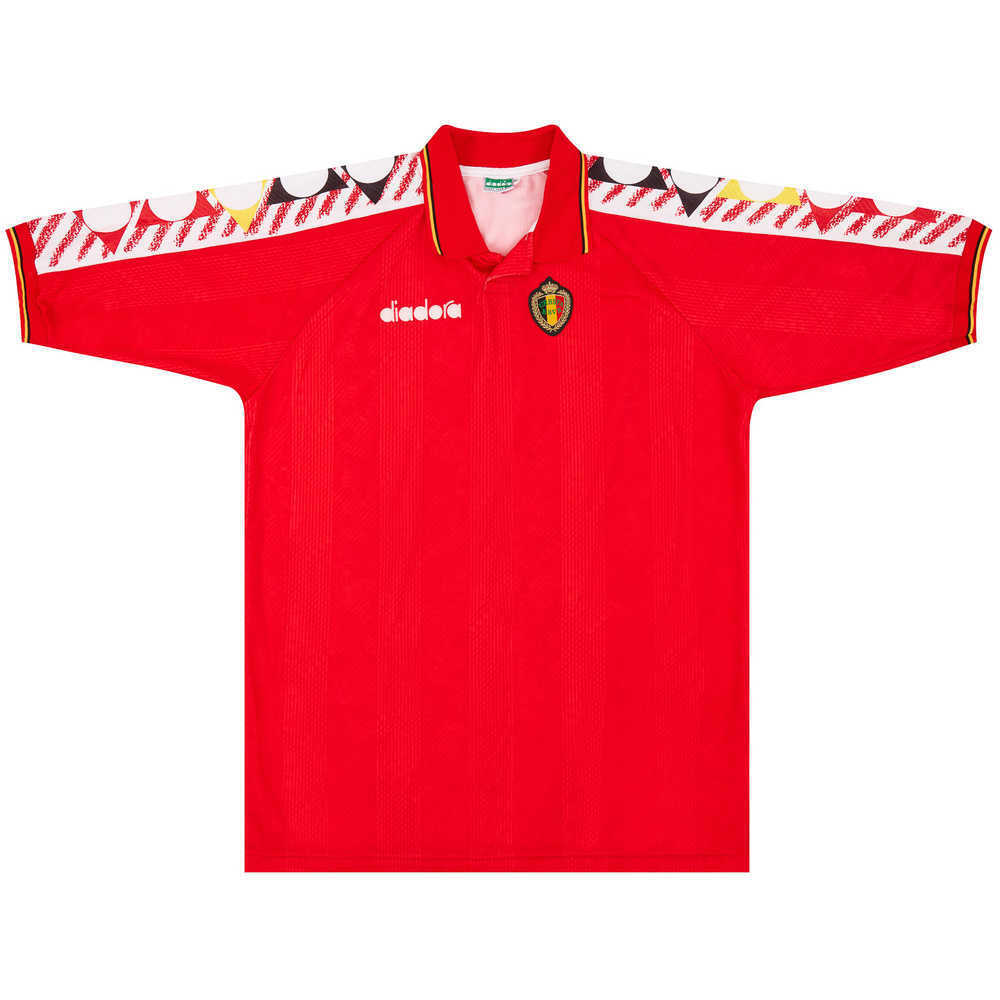 1995 Belgium Match Worn Home Shirt #18 (Goossens) v USA