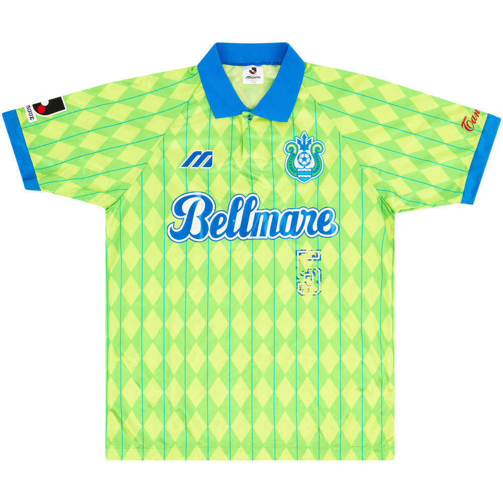 1993-95 Bellmare Hiratsuka Home Shirt #5 (Very Good) L