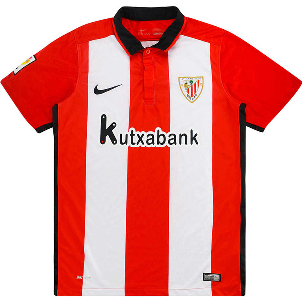 2015-16 Athletic Bilbao Home Shirt (Excellent) M