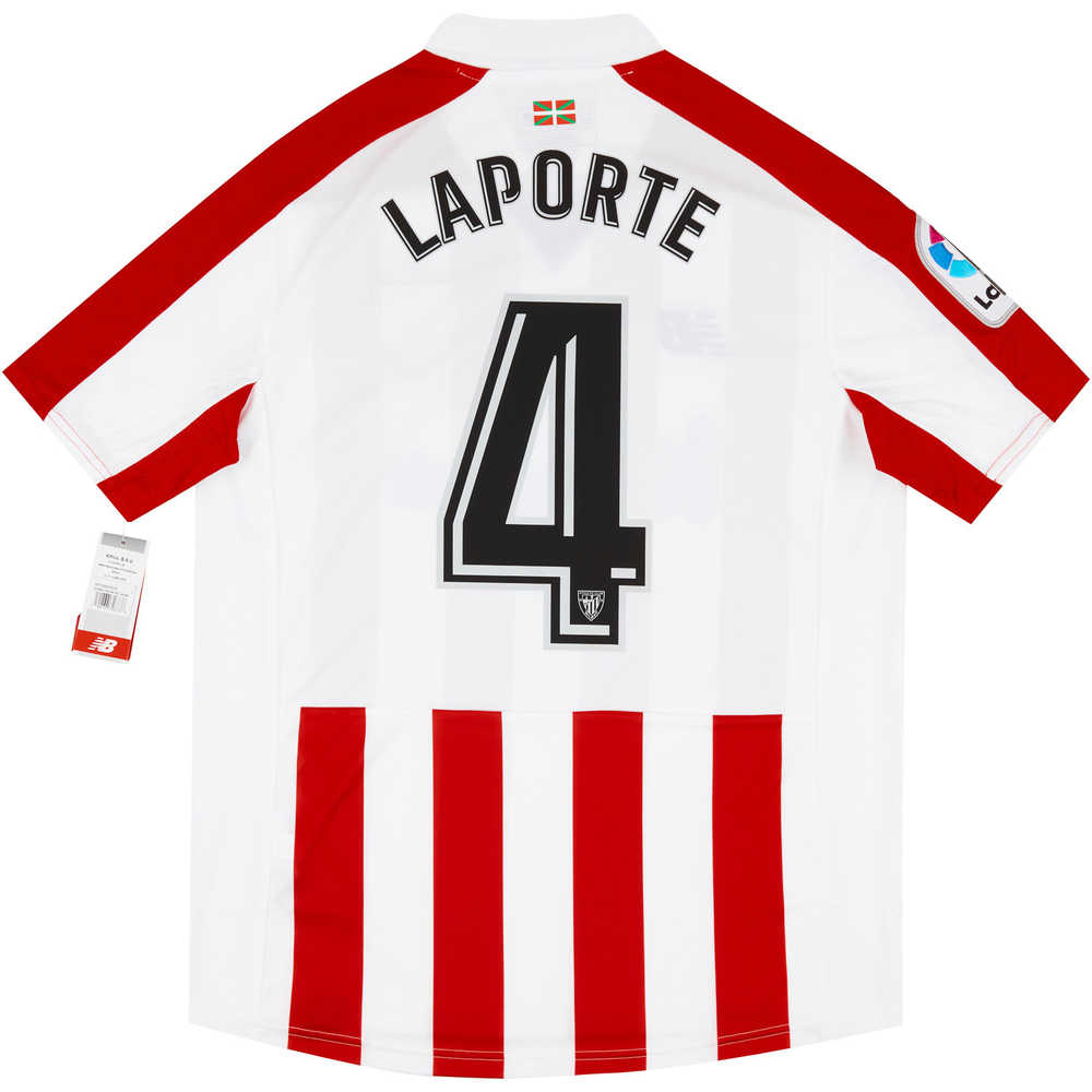2017-18 Athletic Bilbao Home Shirt Laporte #4 *w/Tags*