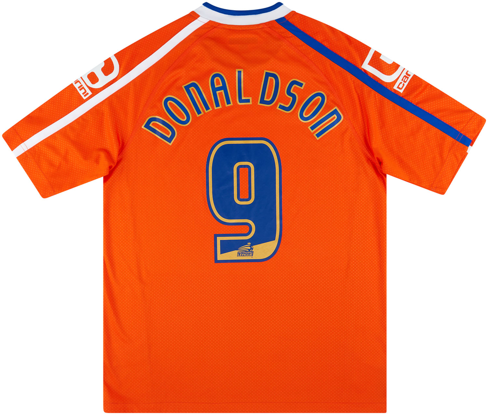 2014-15 Birmingham Third Shirt Donaldson #9 (Very Good) M-Birmingham Names & Numbers