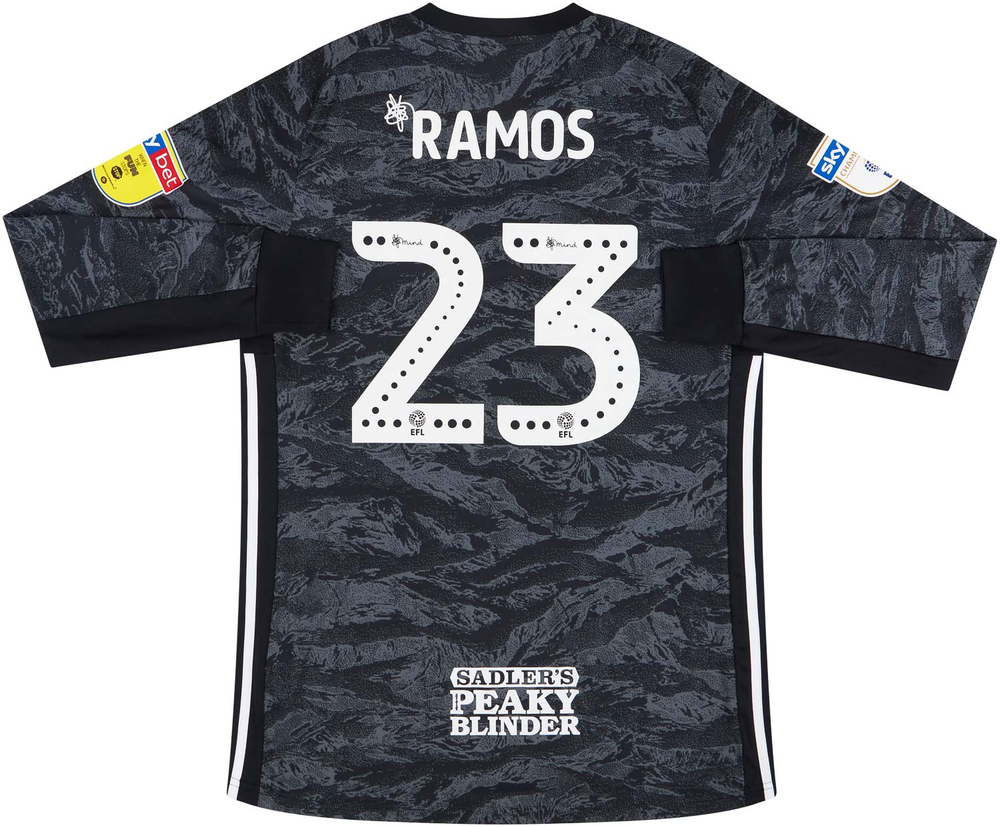 2019-20 Birmingham Match Issue GK Shirt Ramos #23-Match Worn Shirts Birmingham UK Clubs Goalkeeper Certified Match Worn