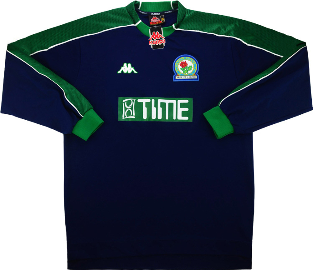 2000-02 Blackburn GK Shirt *w/Tags* XL-Blackburn Goalkeeper