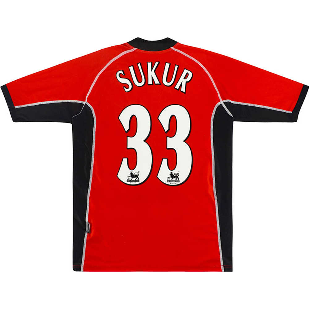 2002-03 Blackburn Away Shirt Sukur #33 (Excellent) S