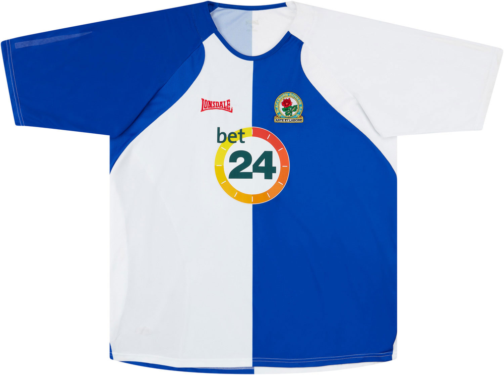 2006-07 Blackburn Home Shirt (Very Good) XL-Blackburn