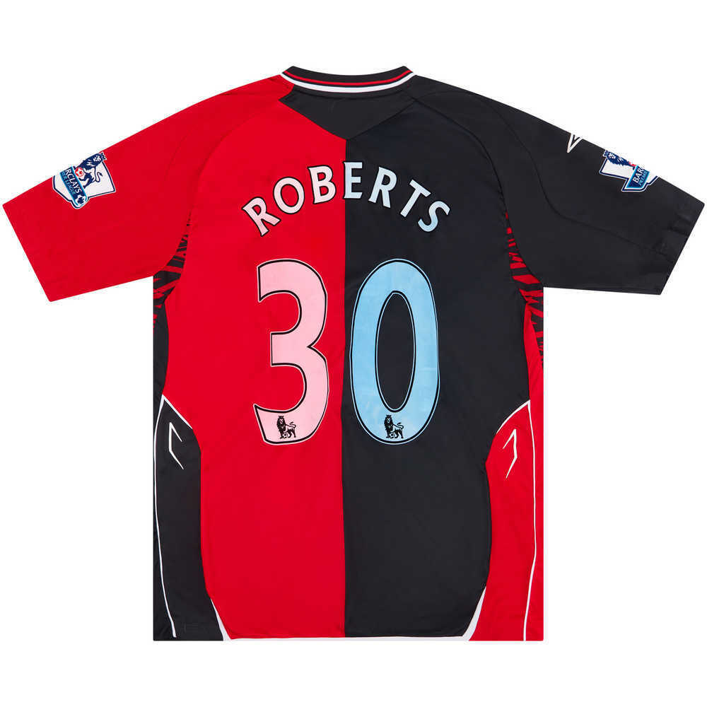 2007-08 Blackburn Match Worn Away Shirt Roberts #30 (v Fulham)