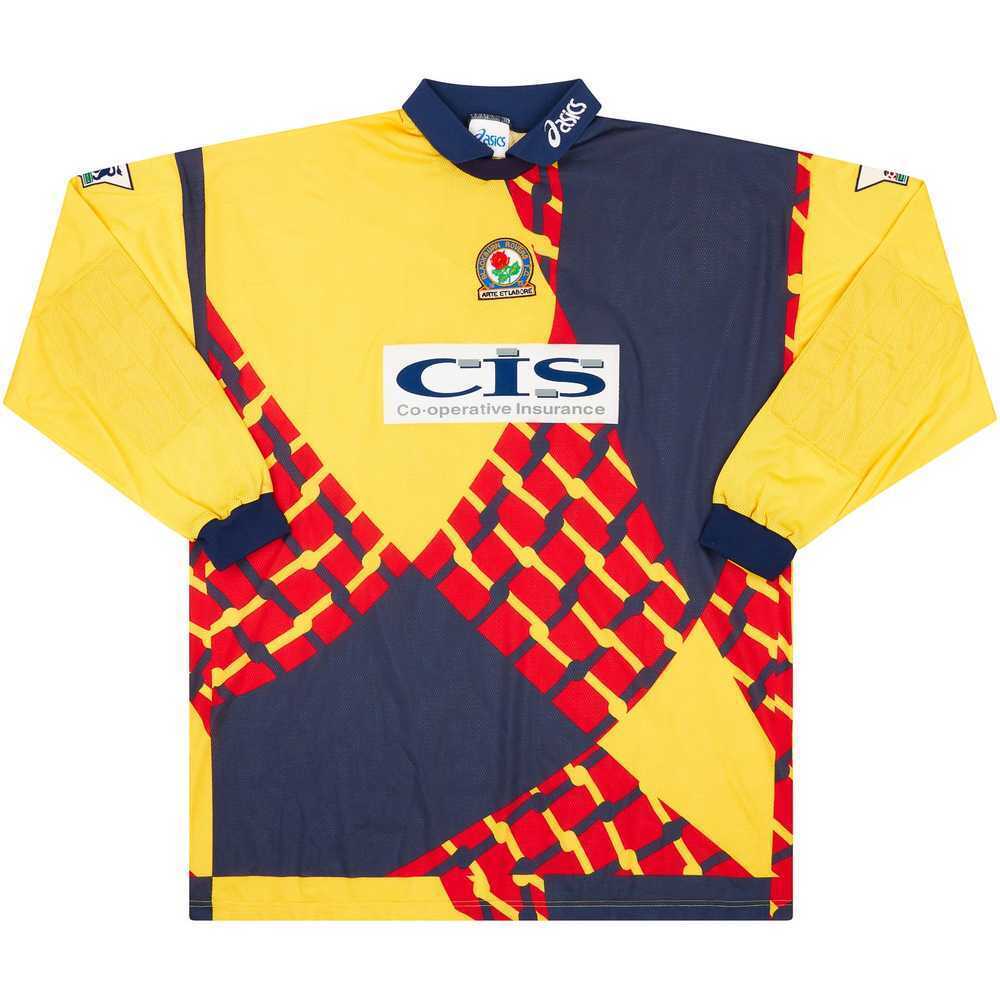 1997-98 Blackburn Match Issue GK Shirt Watt #31
