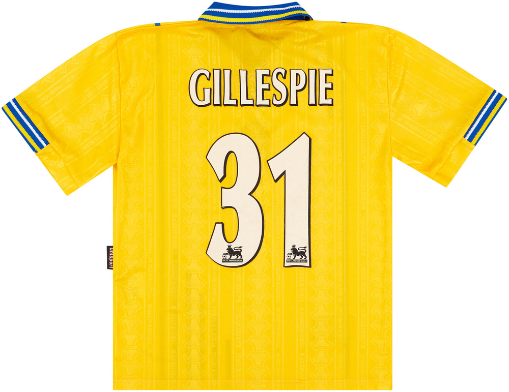 1998-99 Blackburn Away Shirt Gillespie #31 (Very Good) XS-Specials Blackburn Names & Numbers