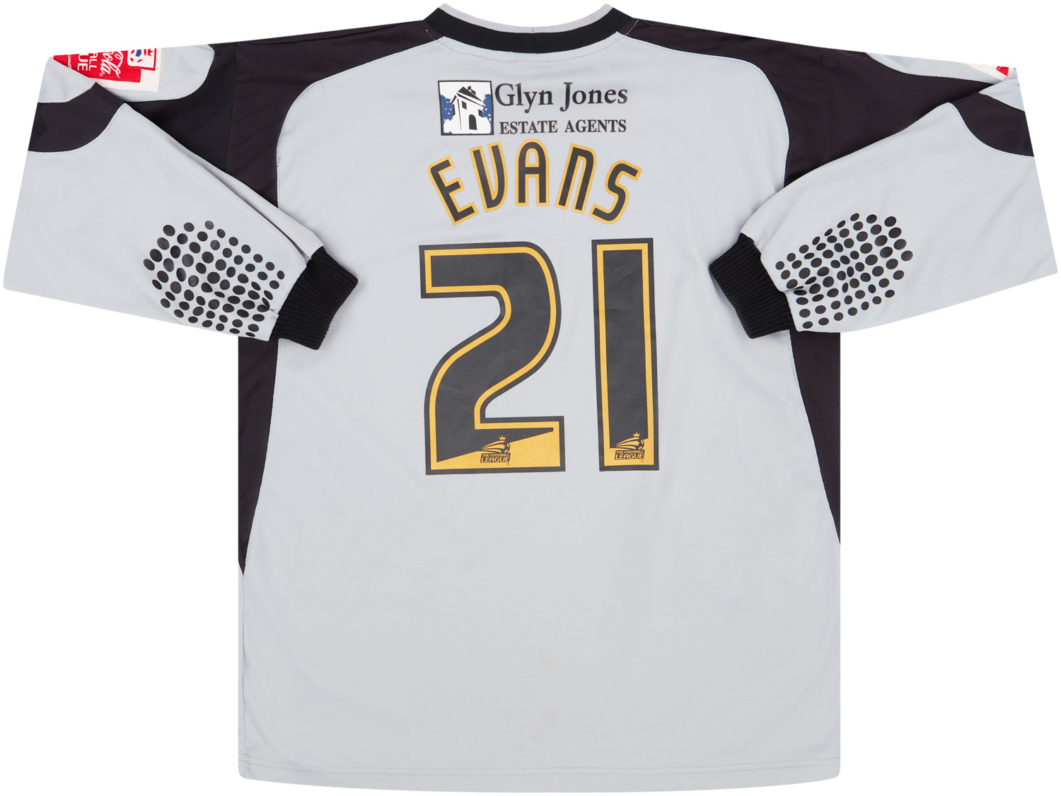 2006-07 Blackpool Match Issue GK Shirt Evans #21