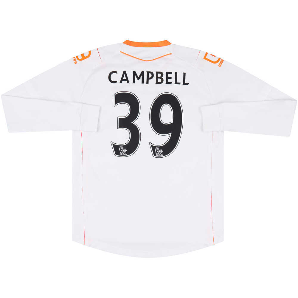 2010-11 Blackpool Away L/S Shirt Campbell #39  (Very Good) L