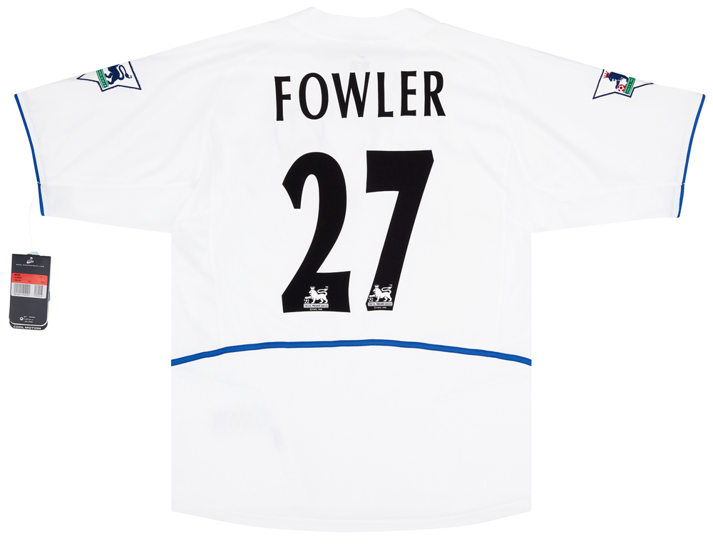 2002-03 Leeds United Home Shirt Fowler #27 *w/Tags*