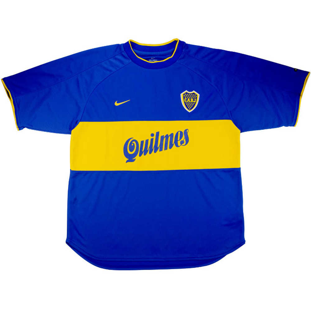 2000-01 Boca Juniors Home Shirt (Very Good) M