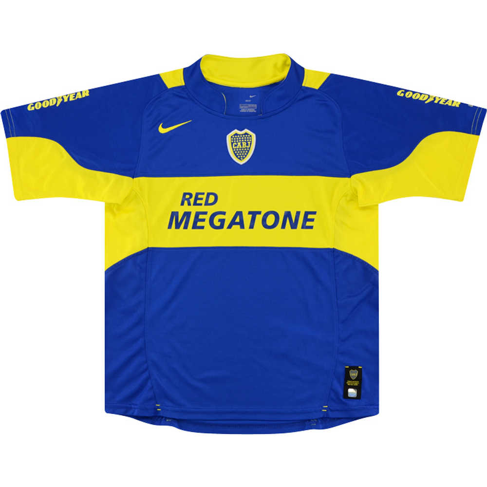 2005 Boca Juniors Home Shirt (Very Good) XXL