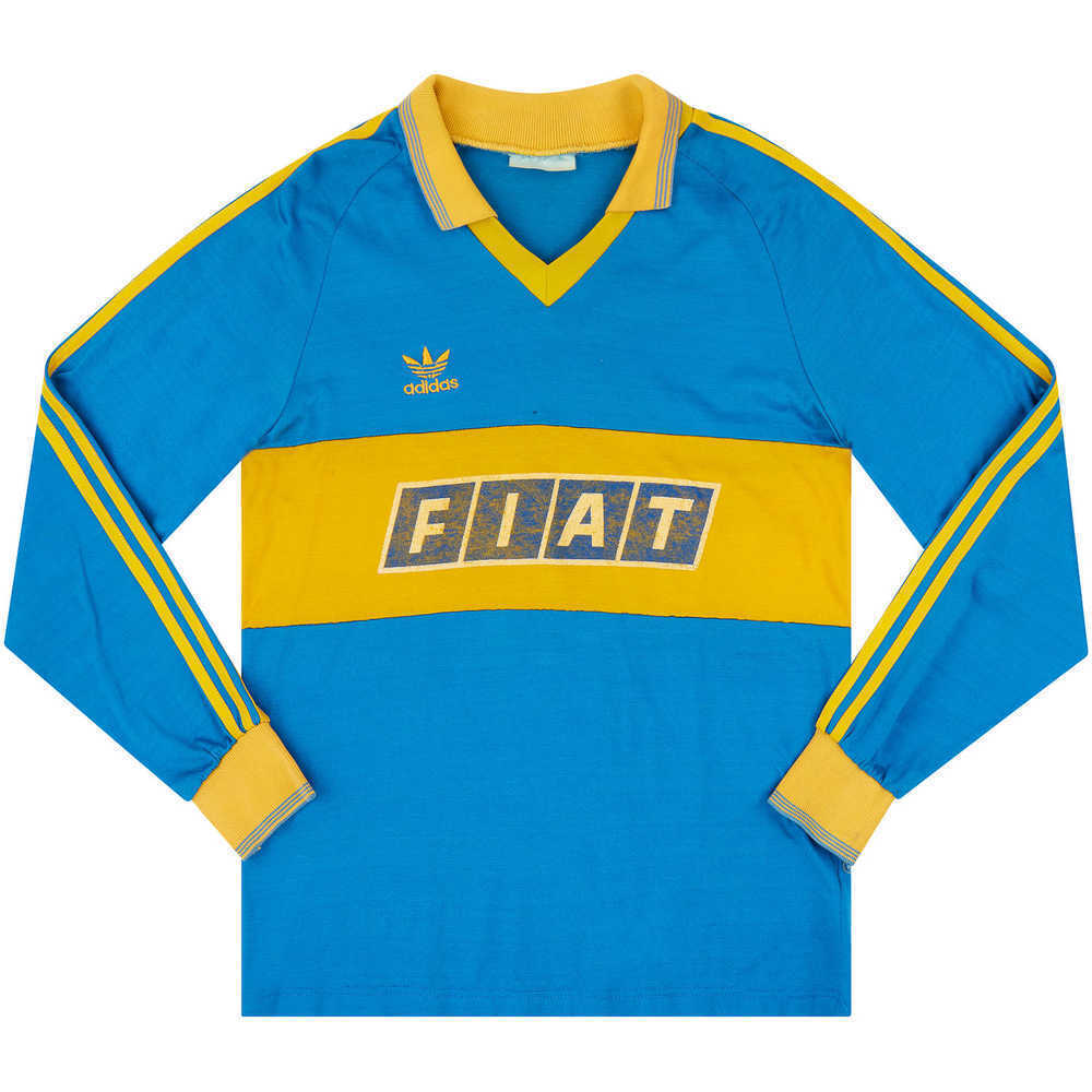 1986-92 Boca Juniors Home L/S Shirt (Very Good) M