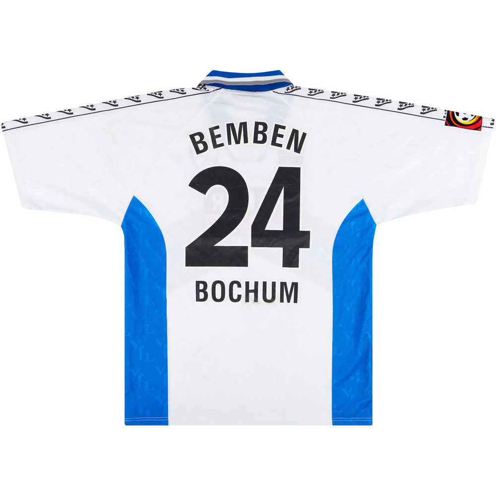 2000-01 VFL Bochum Match Worn Home Shirt Bemben #24 (v Kaiserslautern)