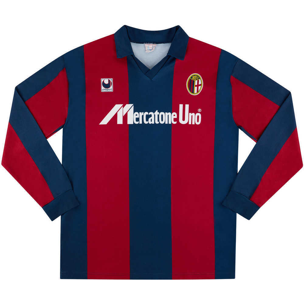 1989-90 Bologna Home L/S Shirt (Excellent) XL