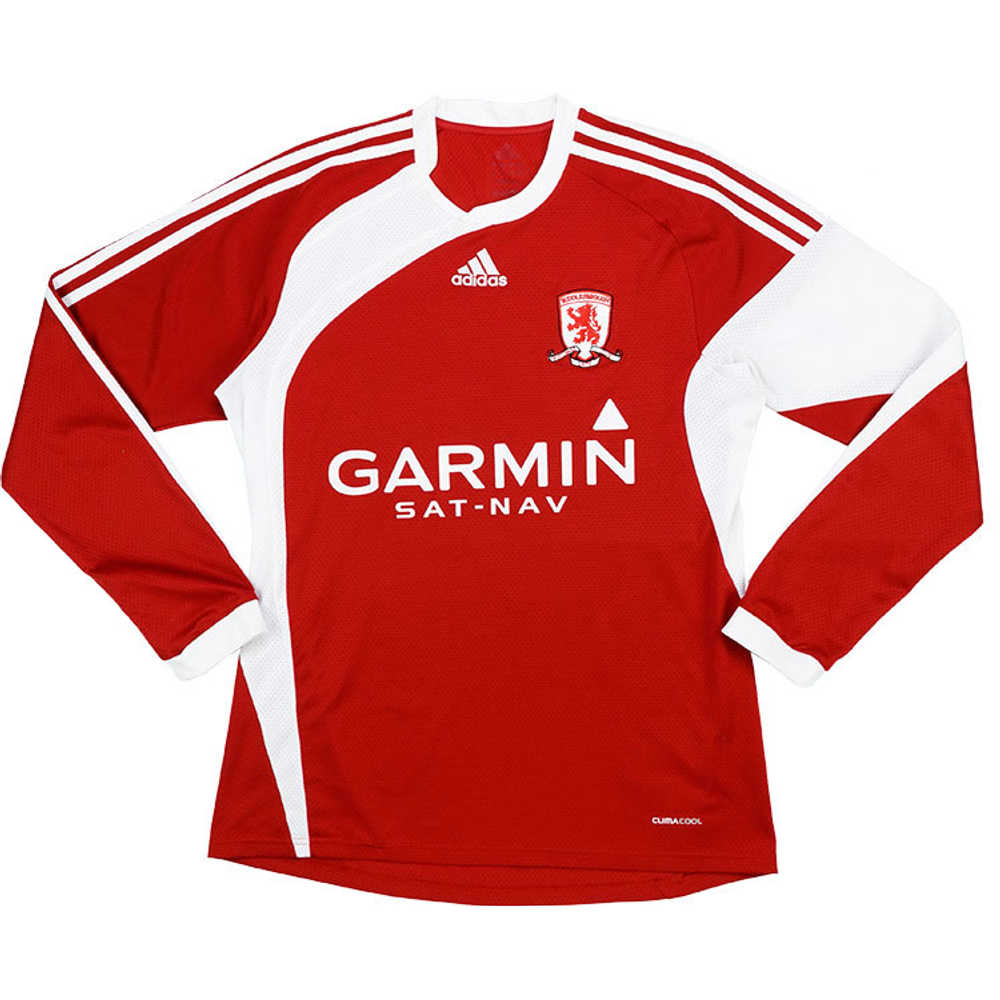 2009-10 Middlesbrough Home L/S Shirt (Excellent) S