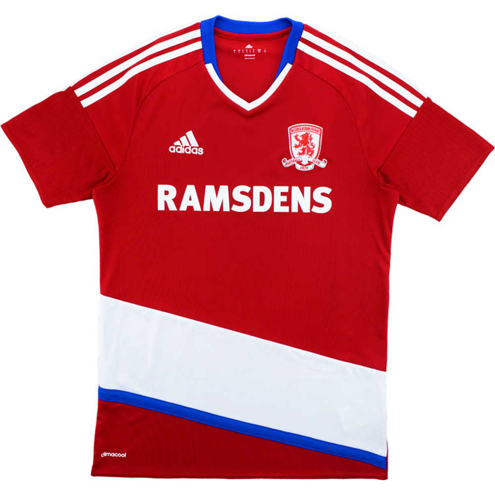 2016-17 Middlesbrough Home Shirt (Excellent) L