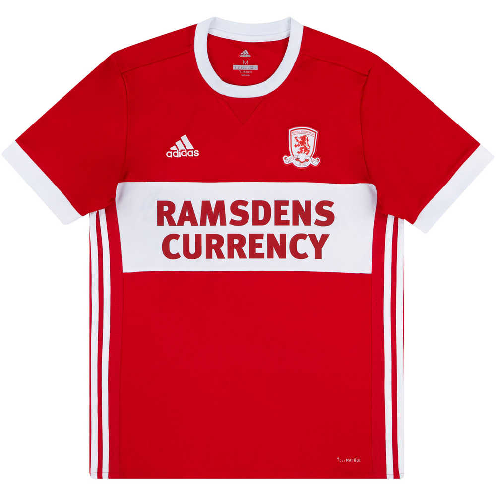 2017-18 Middlesbrough Home Shirt (Excellent) S