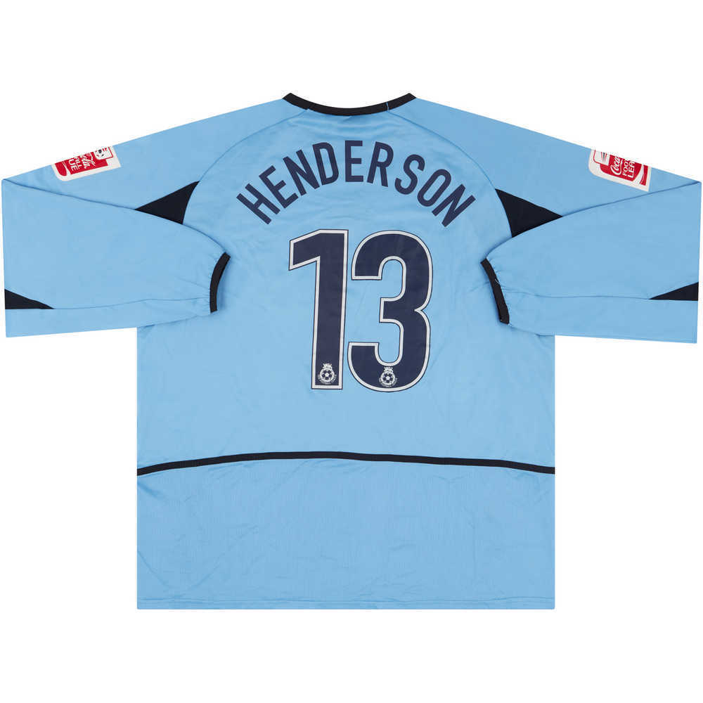 2003-04 Bradford City Centenary GK Shirt Henderson #13 (Excellent) XL