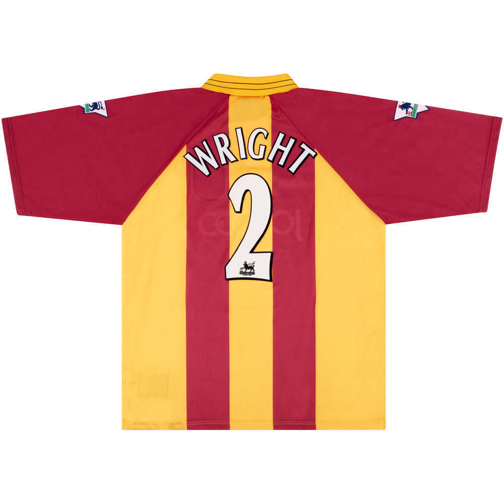 1999-00 Bradford Match Issue Home Shirt Wright #2