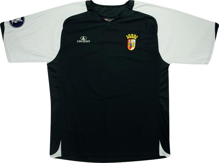 2006-07 SC Braga Match Worn UEFA Cup Third Shirt Paulo Jorge #3 (v AZ)