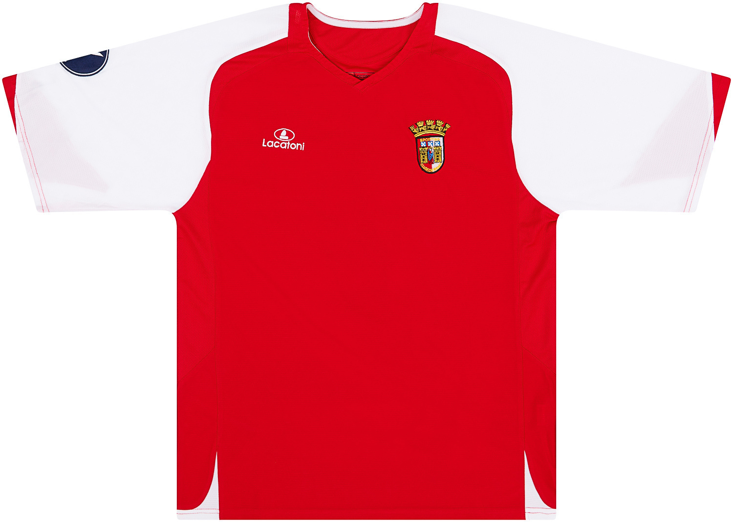 2006-07 SC Braga Match Issue UEFA Cup Home Shirt Ze Carlos #77 (v Slovan Liberec)