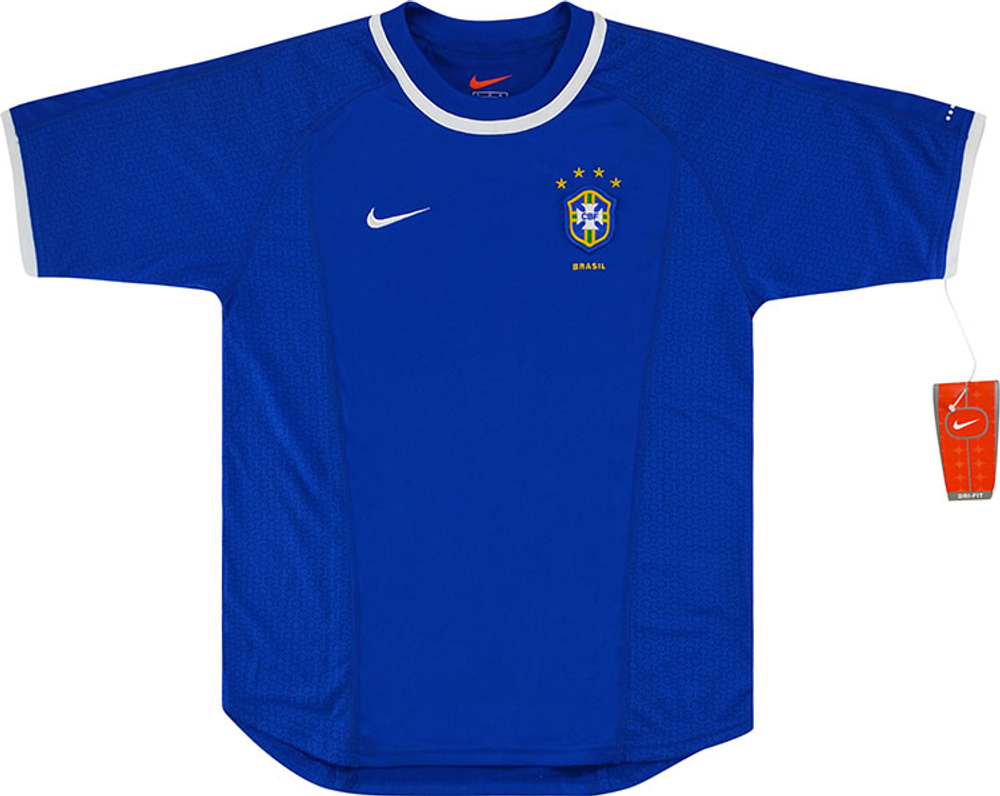 2000-01 Brazil Away Shirt *w/Tags* L.Boys-Brazil
