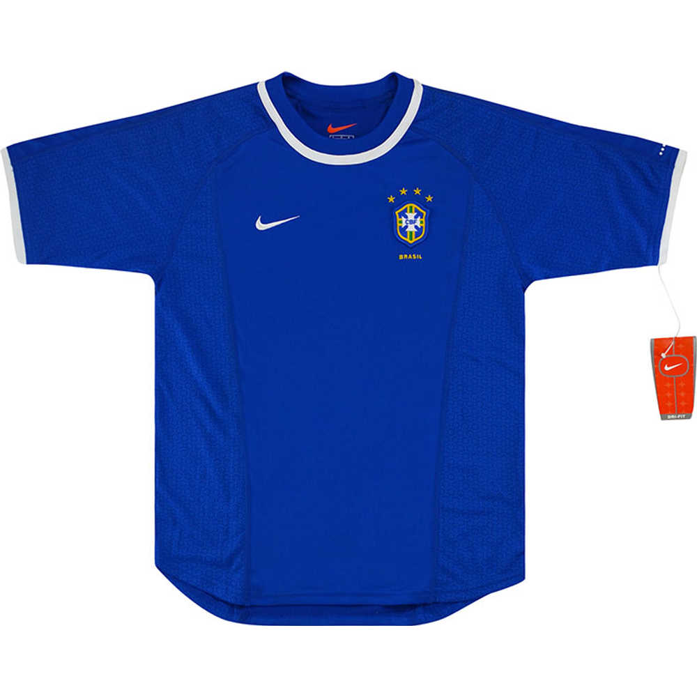 2000-01 Brazil Away Shirt *w/Tags* L.Boys