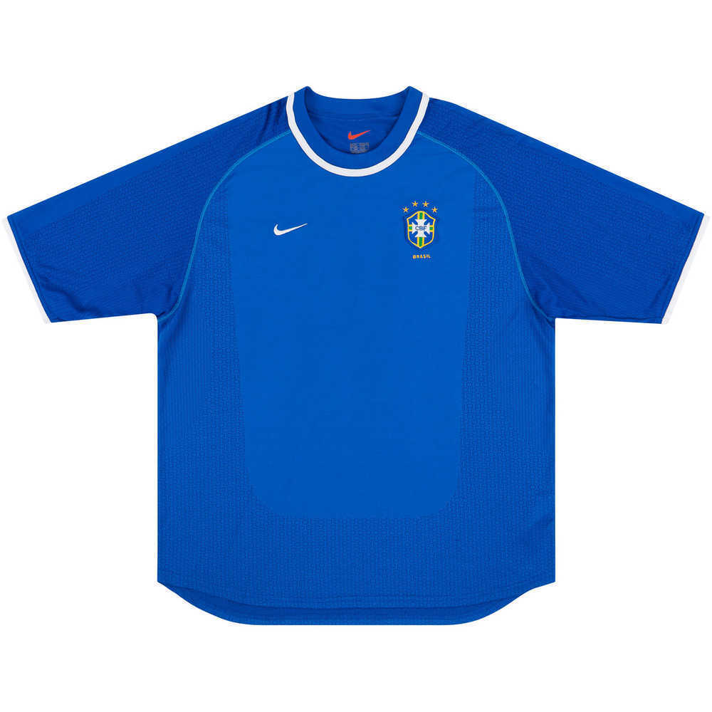 2000-02 Brazil Away Shirt (Excellent) XL.Boys