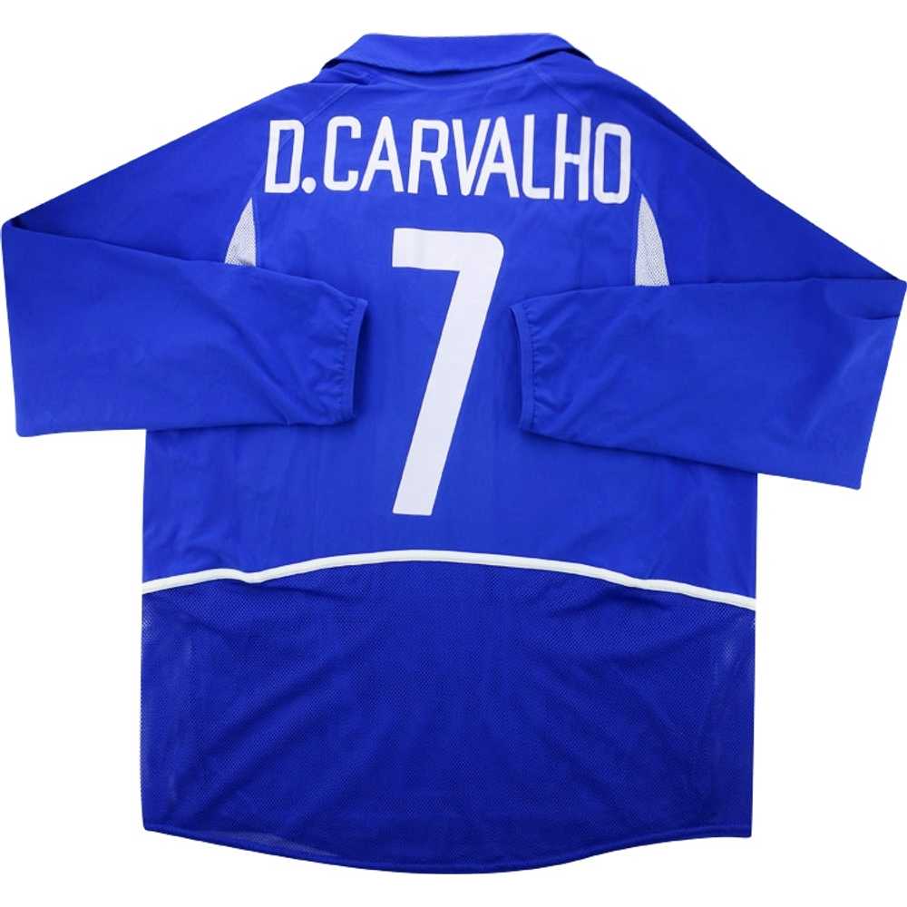 2003 Brazil U-20 Match Issue Away L/S Shirt D.Carvalho #7 