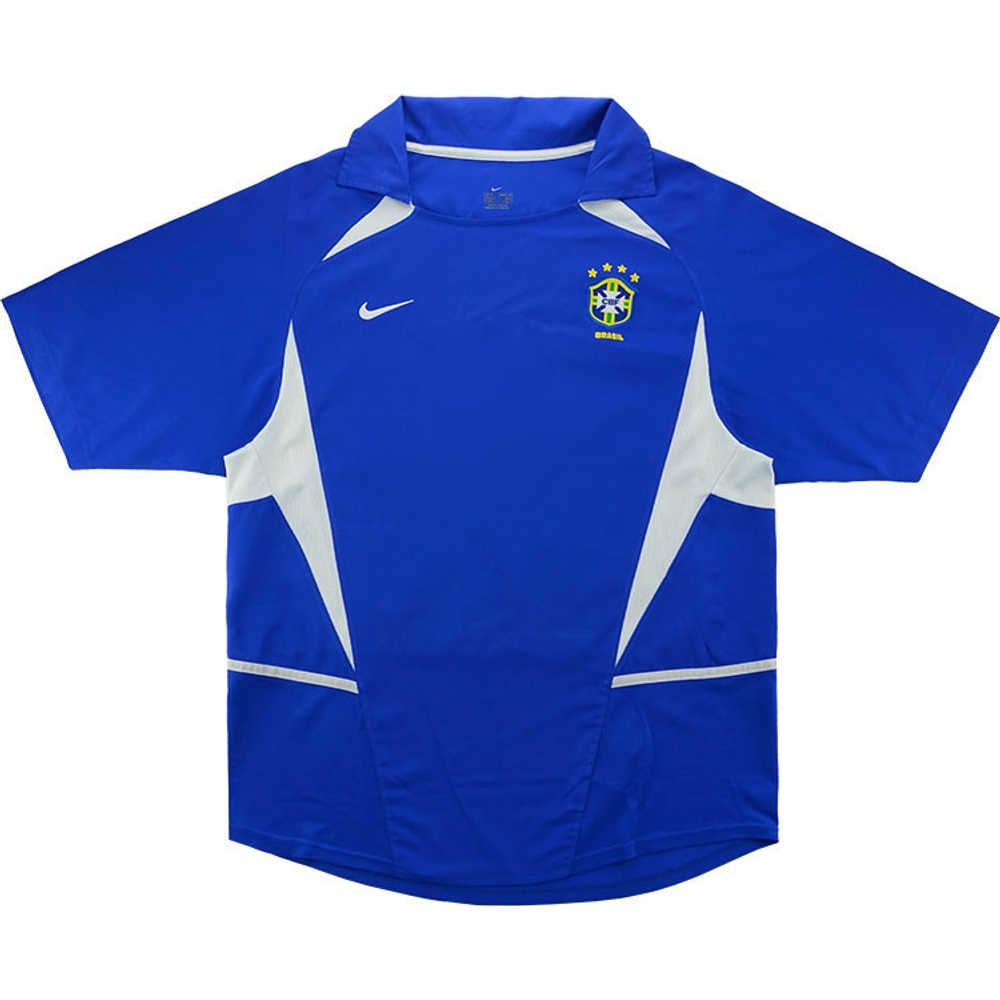 2002-04 Brazil Away Shirt (Very Good) XL.Boys