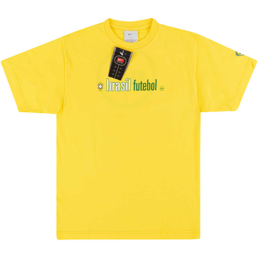 2002-04 Brazil Nike Fan Tee *w/Tags* L.Boys
