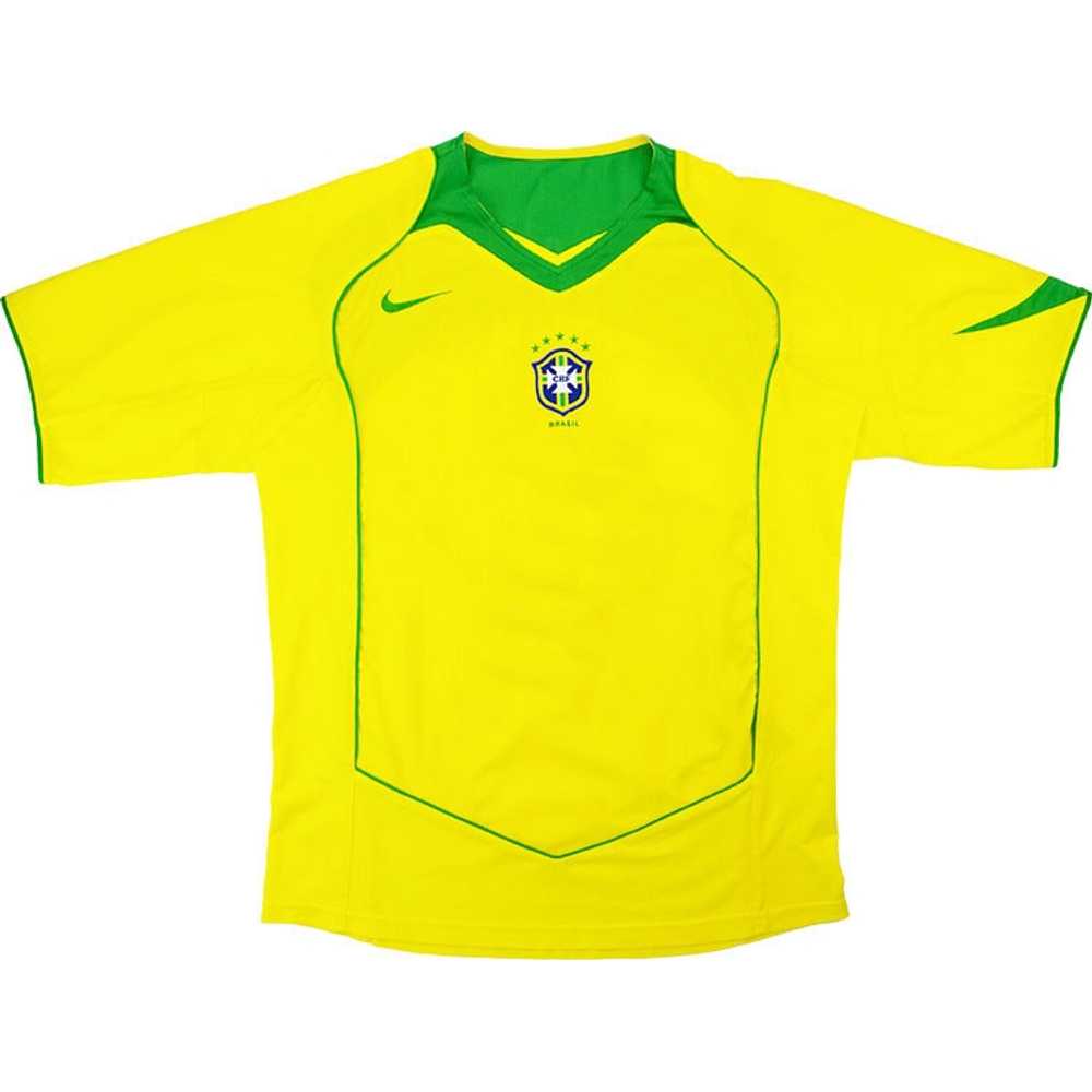 2004-06 Brazil Home Shirt (Good) XL