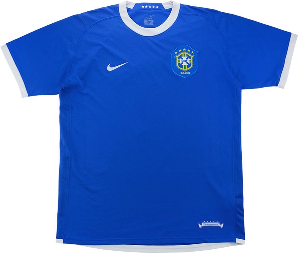 2006-07 Brazil Away Shirt (Good) S-Ronaldo Brazil Germany 2006