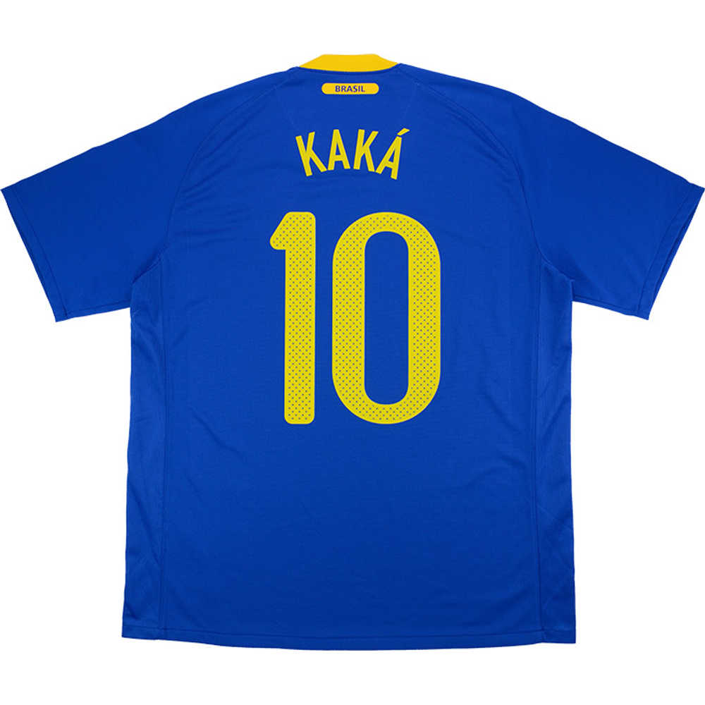 2010-11 Brazil Away Shirt Kaká #10 (Excellent) XL