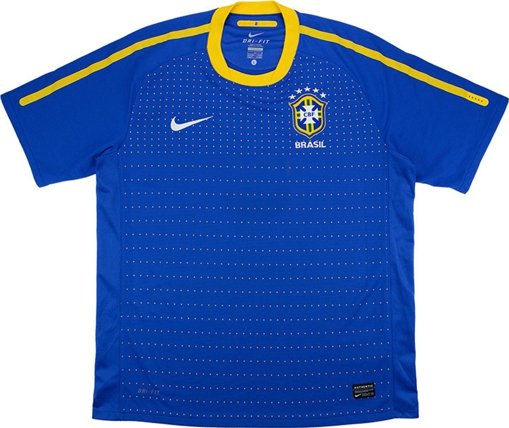 2010-11 Brazil Away Shirt (Very Good) L.Boys-Brazil South Africa 2010 New Products