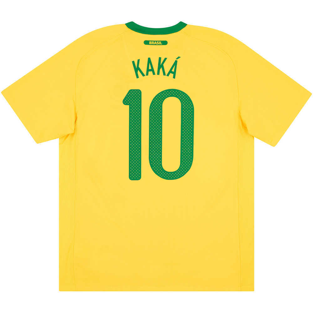 2010-11 Brazil Home Shirt Kaká #10 *w/Tags*