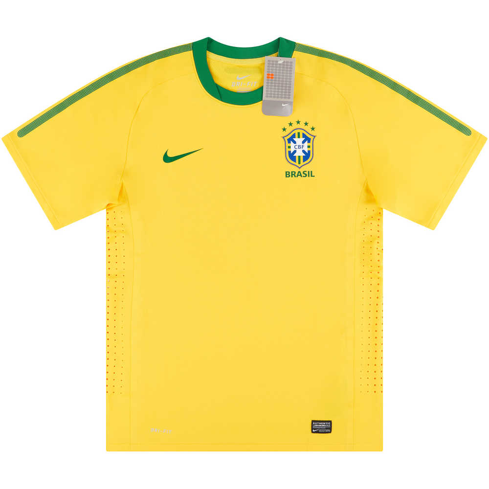 2010-11 Brazil Player Issue Authentic Home Shirt *BNIB* L