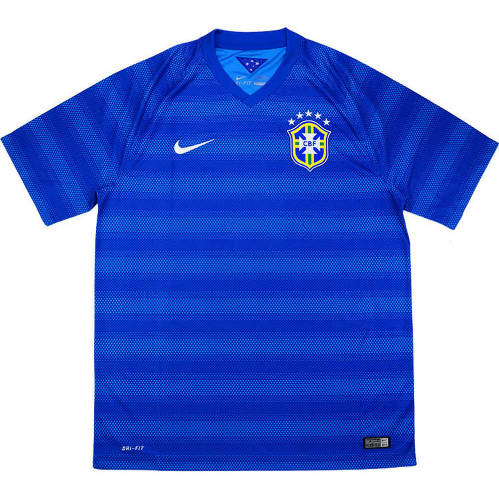 2014-15 Brazil Away Shirt (Excellent) L