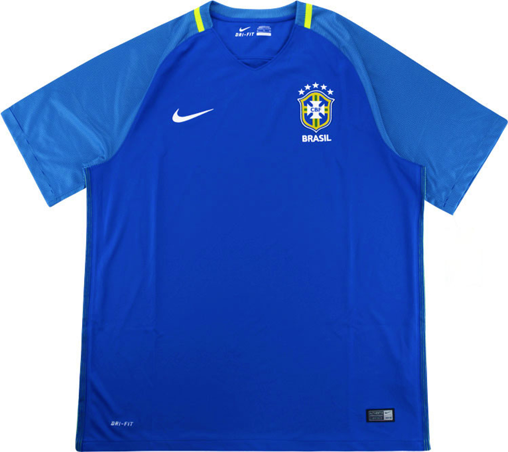 2016-17 Brazil Away Shirt (Excellent) S-Brazil
