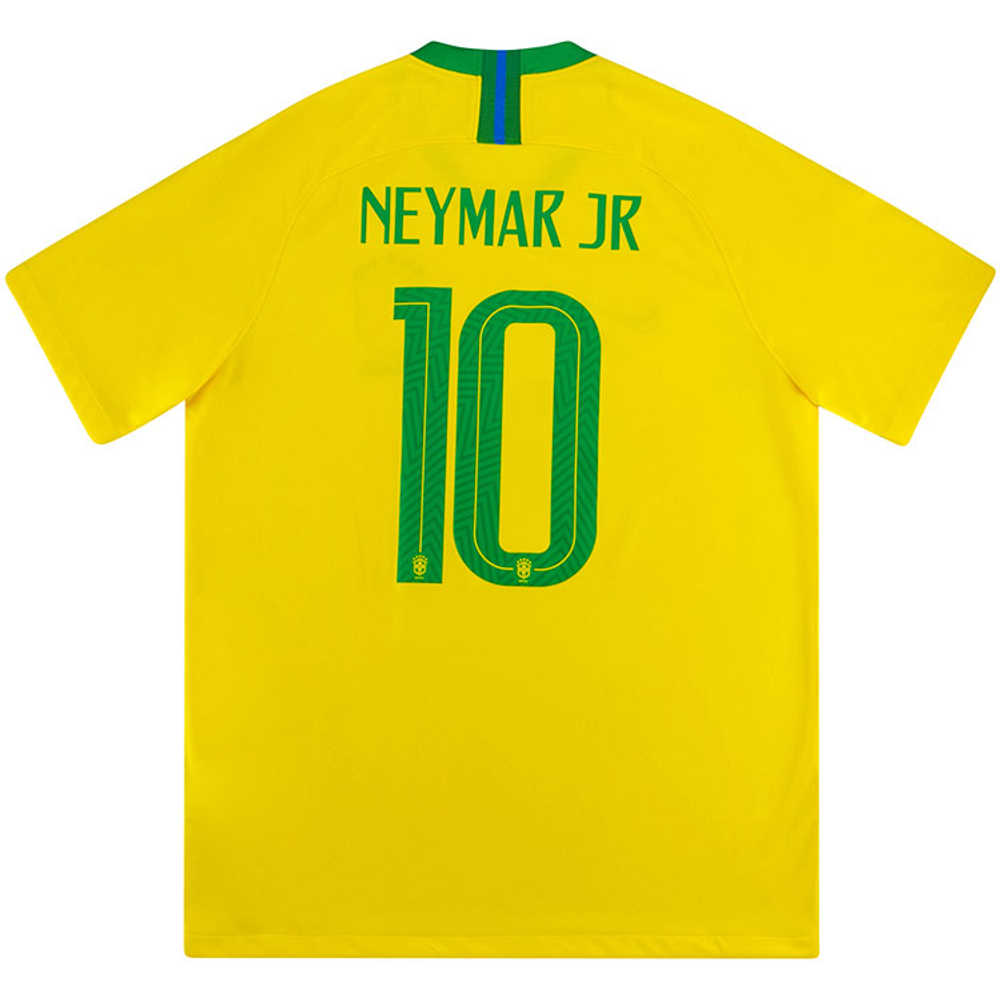 2018-19 Brazil Home Shirt Neymar Jr #10 (Excellent) XXL