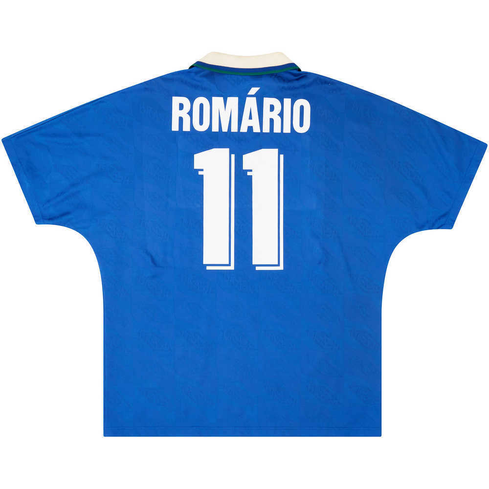 1991-93 Brazil Away Shirt Romário #11 (Very Good) L
