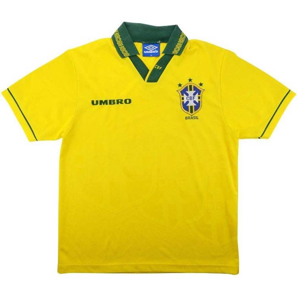 1993-94 Brazil Home Shirt (Excellent) XL