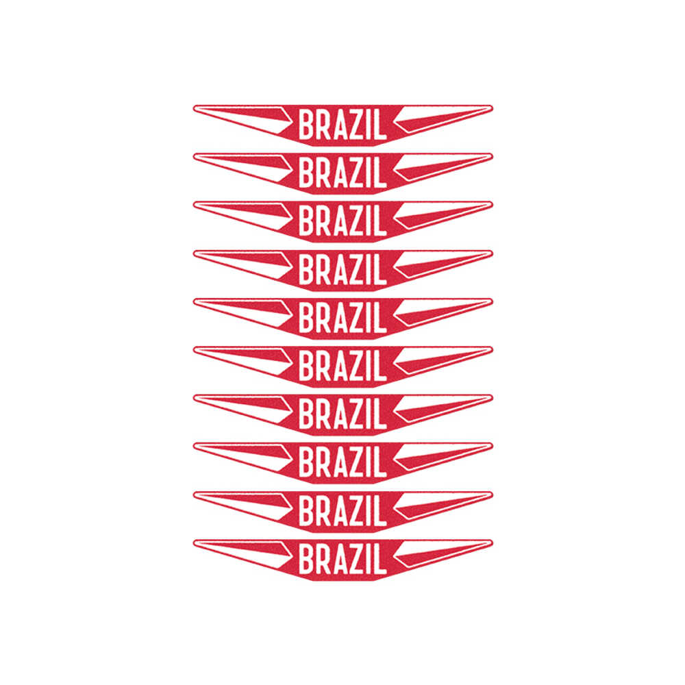 2014-15 England Away Brazil Insignia (X10 PACK)