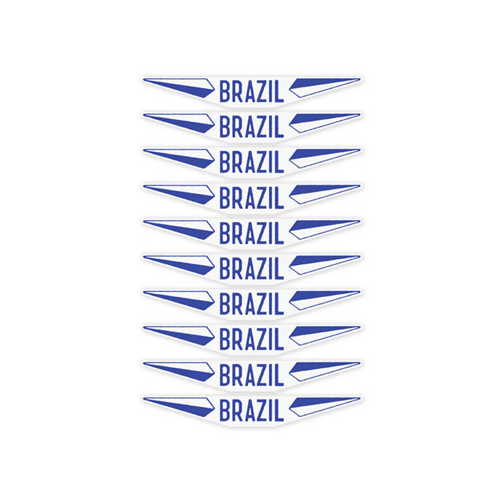 2014-15 England Home Brazil Insignia (X10 PACK)