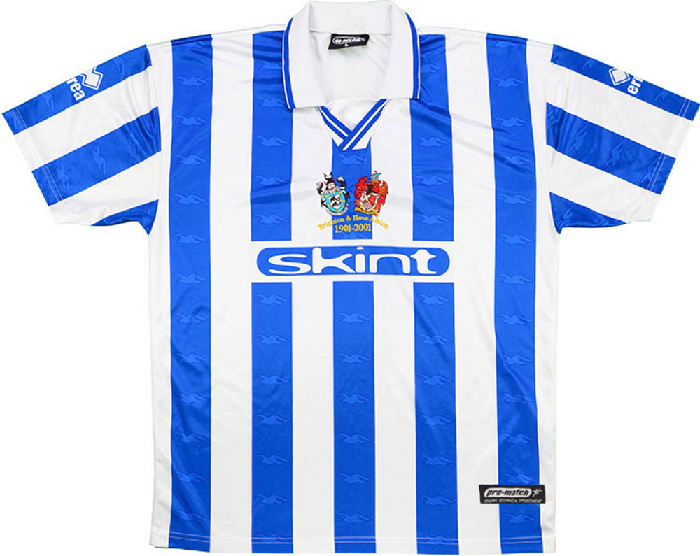 2001-02 Brighton Centenary Home Shirt (Excellent) 3XL