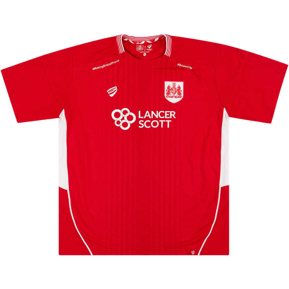 2016-17 Bristol City Home Shirt (Excellent) XXL